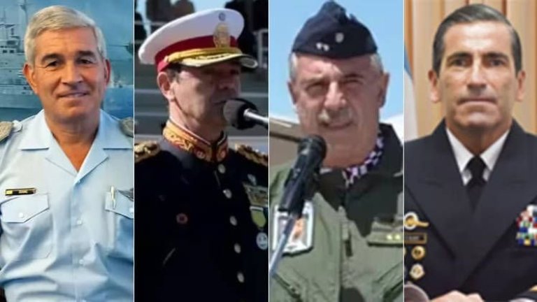 Purga en fuerzas armadas argentinas de generales, por Milei