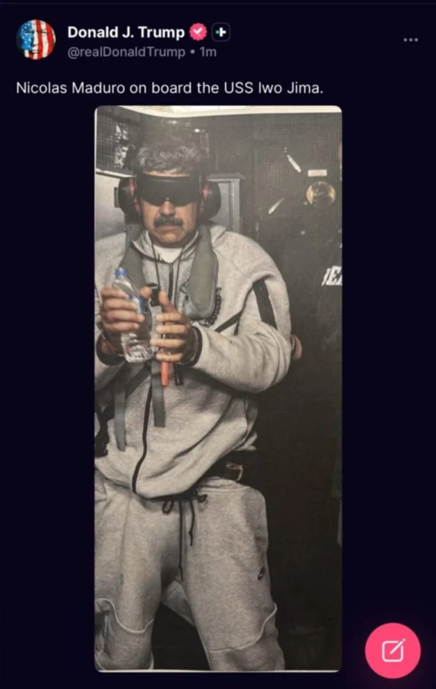 Tras los ataques de madrugada de este sábado Maduro fue capturado