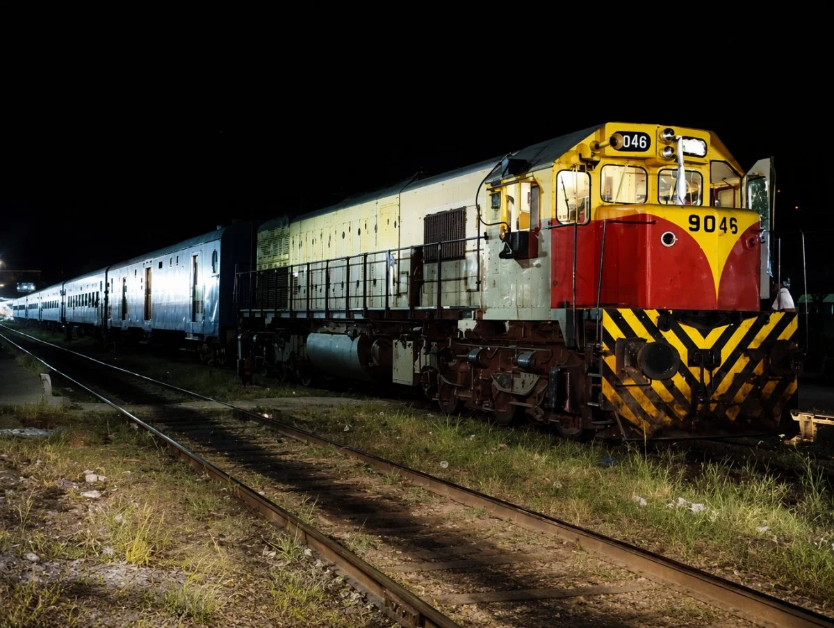 EL ULTIMO TREN QUE SALE DE LA ESTACI&Oacute;N SAN MART&Iacute;N EN SAN JUAN A RETIRO